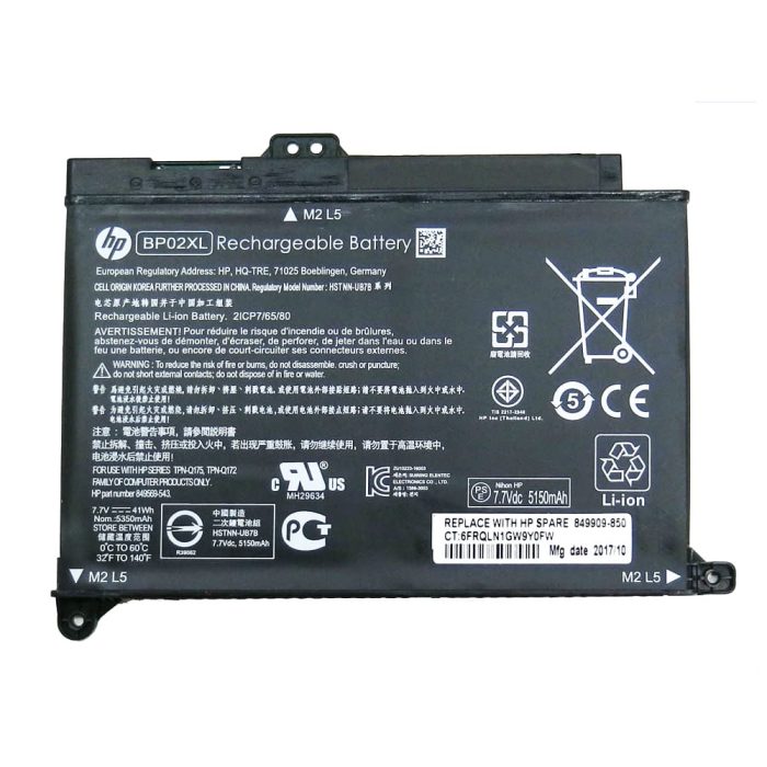 hp-bp02xl-15-au-series HP BP02XL - BP02XL Original  Laptop Notebook Battery - Image 1