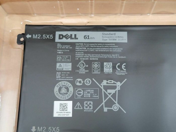 DELL 451-BBEK - TOTRM Original Laptop Notebook Battery - Image 2