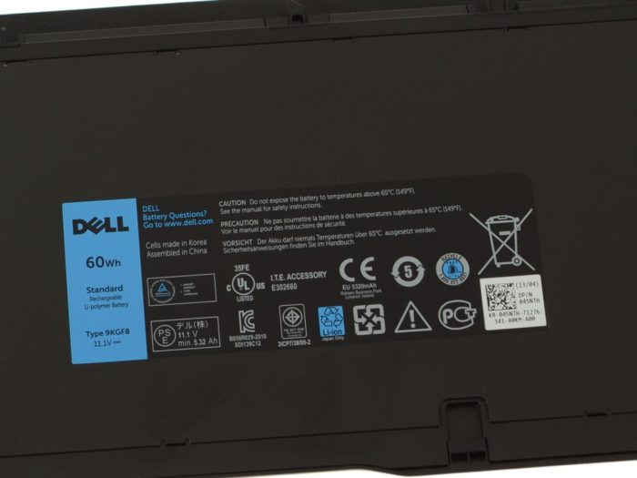 DELL 312-1425 - 9KGF8 Original Laptop Notebook Battery - Image 2