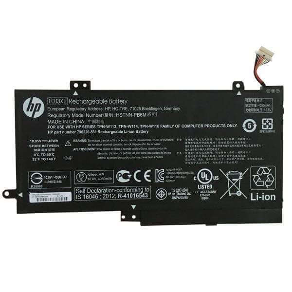 1..jpg HP TPN-W113 - 3 Cell LE03XL Original Laptop Notebook Battery - Image 1