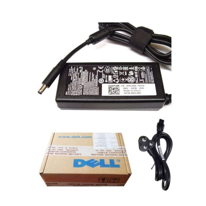 1-64W.jpg DELL 65w DP / N : 0G6J41 Original Laptop Charger - 19.5V 3.34A Genuine AC Power Adapter ( 4.5 mm ) - Image 1