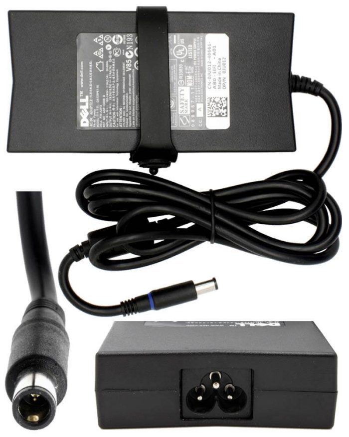 DELL 130w Model : LA130PM121 Original Laptop Charger - 19.5V 6.7A Genuine AC Power Adapter  ( 7.4 mm ) - Image 2