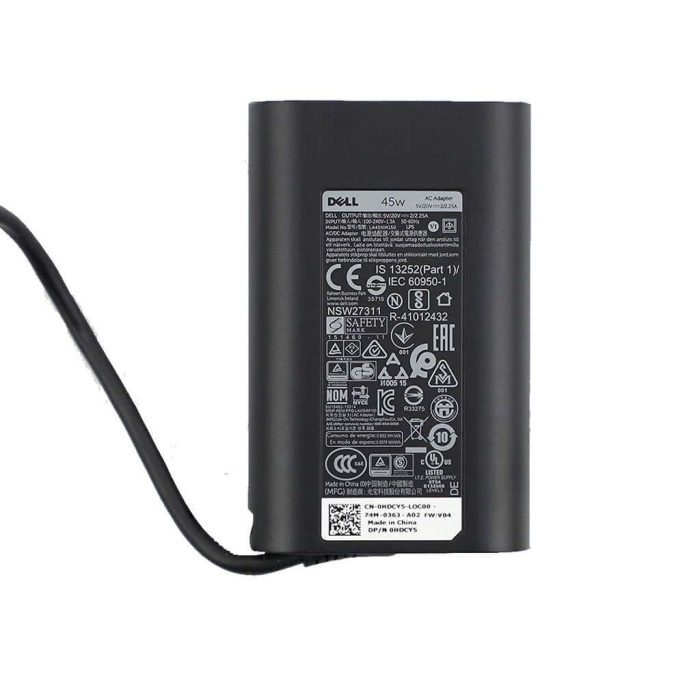 DELL 45w Original Laptop Charger - 5V/9V/15V/20V  3A/2.25A Genuine AC Power Adapter ( USB TYPE C ) - Image 3