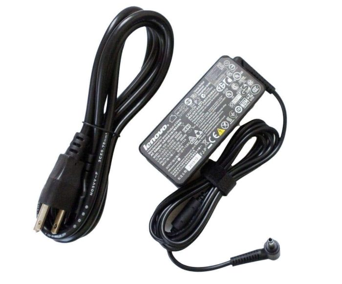 45-1.77MM.jpg LENOVO 45w Model : ADLX45NCC3A Original Laptop Charger - 20V 2.25A Genuine AC Power Adapter ( 1.7mm ) - Image 1