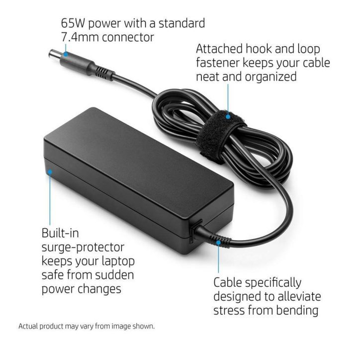 HP 65W Model : TPN-CA16 19.5V 3.33A Genuine Original Laptop Adapter Charger ( 7.4 mm ) - Image 4