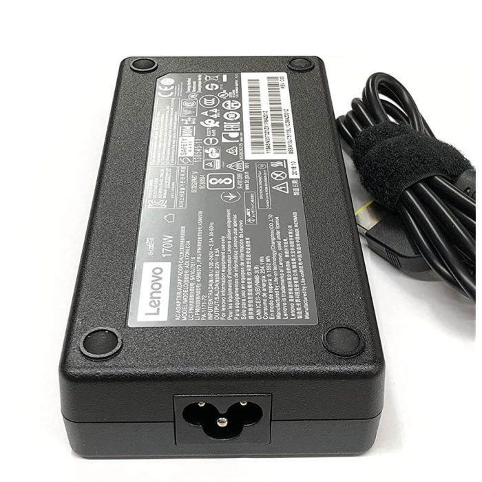 LENOVO 170w Original Laptop Charger - 20V 8.5A Genuine AC Power Adapter ( Square Yellow ) - Image 4