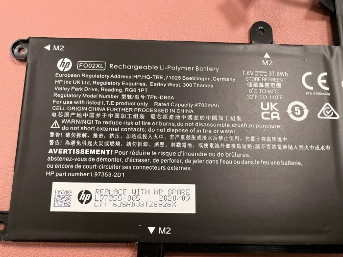 FO02XL-03 HP FO02XL - FO02XL Original  Laptop Notebook Battery - Image 5