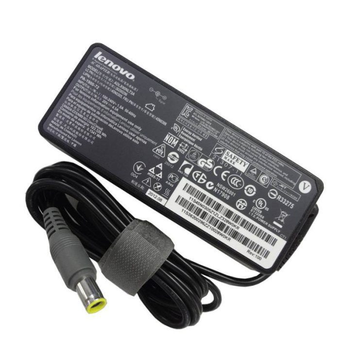 leno-90w.jpg LENOVO 90w Model : ADLX90NLT3A Original Laptop Charger - 20V 4.5A Genuine AC Power Adapter ( 5.5 mm ) - Image 1