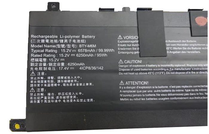 MSI BTY-M6M - BTY-M6M Original  Laptop Notebook Battery - Image 2