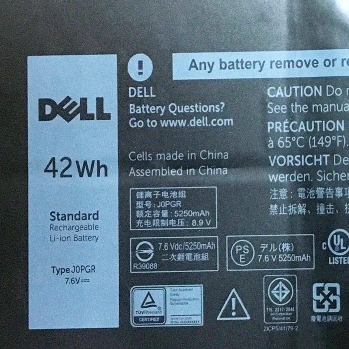 DELL J0PGR - 1WND8 Original  Laptop Notebook Battery - Image 2