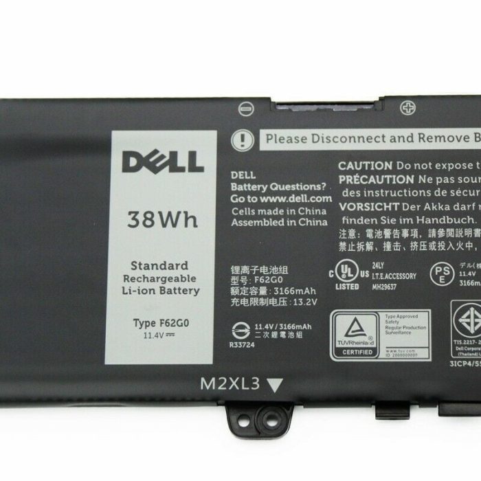 DELL F62G0 - F62G0 Original Laptop Notebook Battery - Image 2