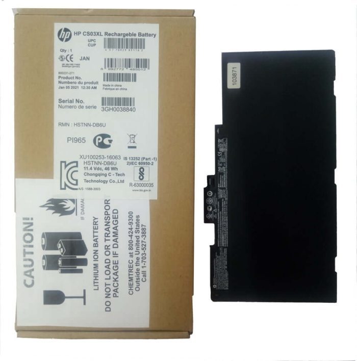 HP CS03XL - CS03XL Original  Laptop Notebook Battery - Image 1