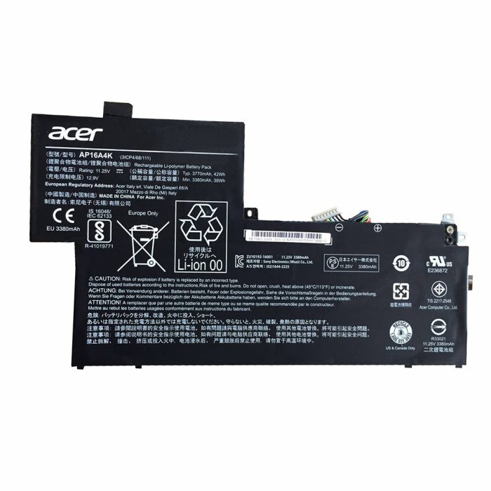1-21.jpg ACER 3ICP4/68/111 - AP16A4K Original Laptop Notebook Battery - Image 1