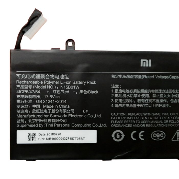 MI RUBY 2019 - N15B01W Genuine Original Laptop Notebook Battery - Image 3