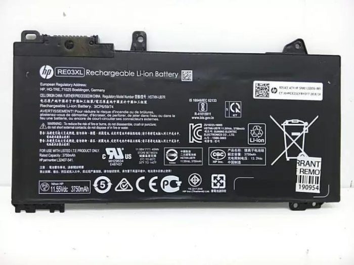HP RE03XL - RE03XL Original  Laptop Notebook Battery - Image 1