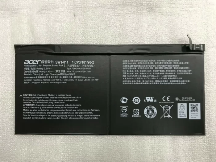 ACER - SW1-011- SW1-01 Original Tablet Battery - Image 2