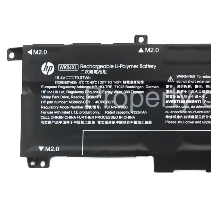 HP WK04XL - HP WK04XL Original Laptop Notebook Battery - Image 2