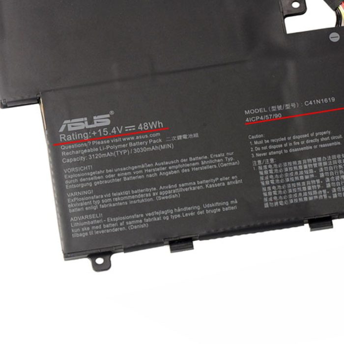 ASUS C41-N1619 - C41-N1619 Original Laptop Notebook Battery - Image 3