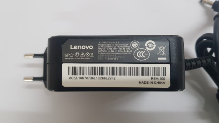 LENOVO 65W Model : ADLX65CCGI2A Original Laptop Charger - 20V 3.25A Genuine AC Power Adapter ( 1.7 mm ) - Image 3