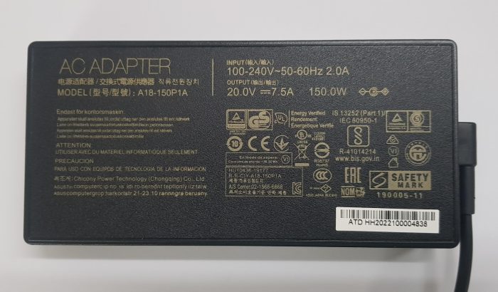 ASUS 150W 20V 7.5A Genuine Original Laptop Adapter Charger ( 3.0 mm ) - Image 3
