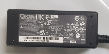ACER 45W Model : PA-1450-26 19V 2.37A Genuine Original Laptop Adapter Charger ( 1.7 mm )