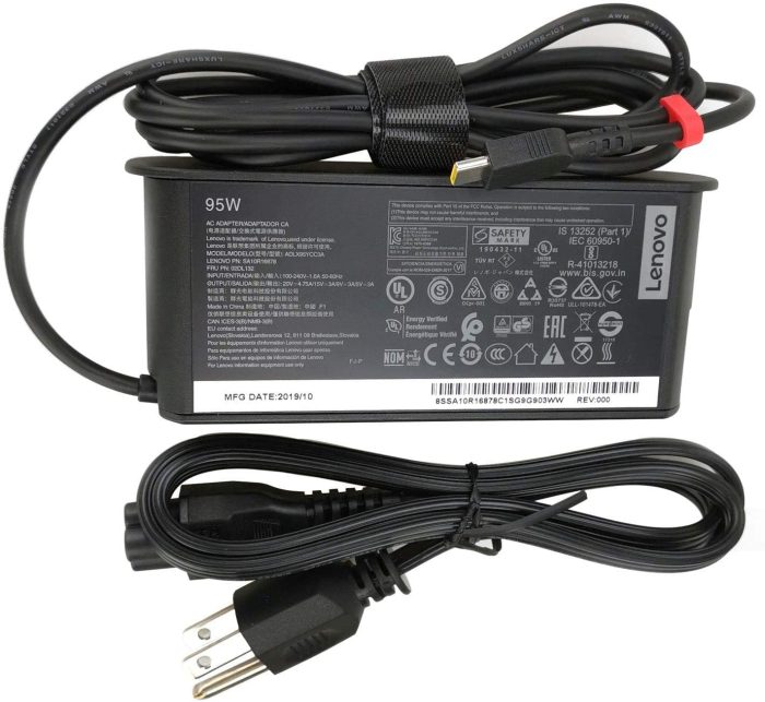 LENOVO 95W MODEL - ADLX95YCC3A 20V 4.75A Genuine Original Laptop Adapter Charger (TYPE-C ) - Image 1