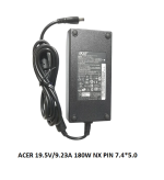 ACER 180W 19.5V 9.23A Genuine Original Laptop Adapter Charger (7.4 mm)