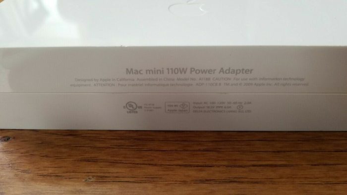 APPLE Mac Mini 110W 18.5V 6.0A - Type-C Original OEM Charger - Image 3