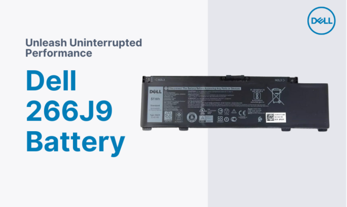 DELL G3 15 3590-JPH54 - 266J9 Original Laptop Notebook Battery - Image 3