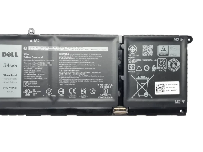 DELL Inspiron 14 7420 2-in-1 - V6W33 Original Laptop Notebook Battery - Image 2