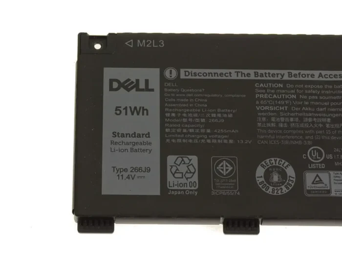 DELL G3 15 3590-JPH54 - 266J9 Original Laptop Notebook Battery - Image 2