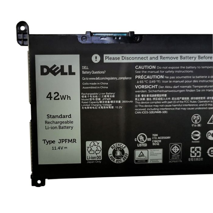 DELL 7T0D3 - JPFMR Original Laptop Notebook Battery - Image 3