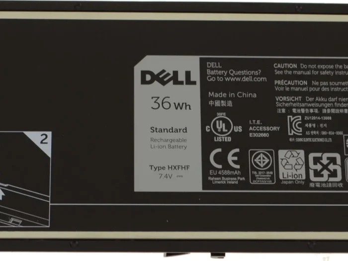 DELL 0VT26R - HXFHF Original Laptop Notebook Battery - Image 2