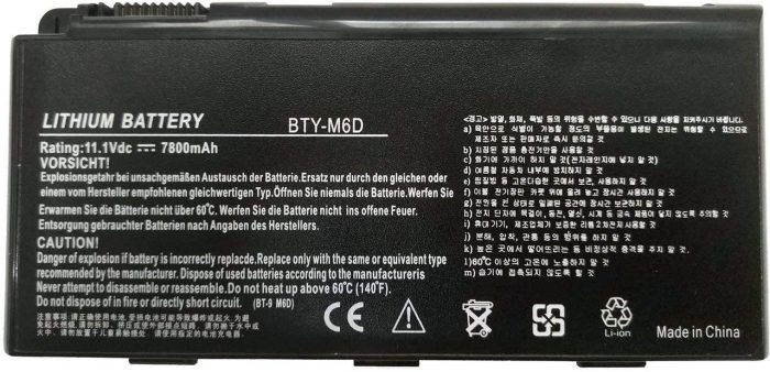 MSI ?Evo HX7-200 - BTY-M6D Genuine Original Laptop Notebook Battery - Image 2