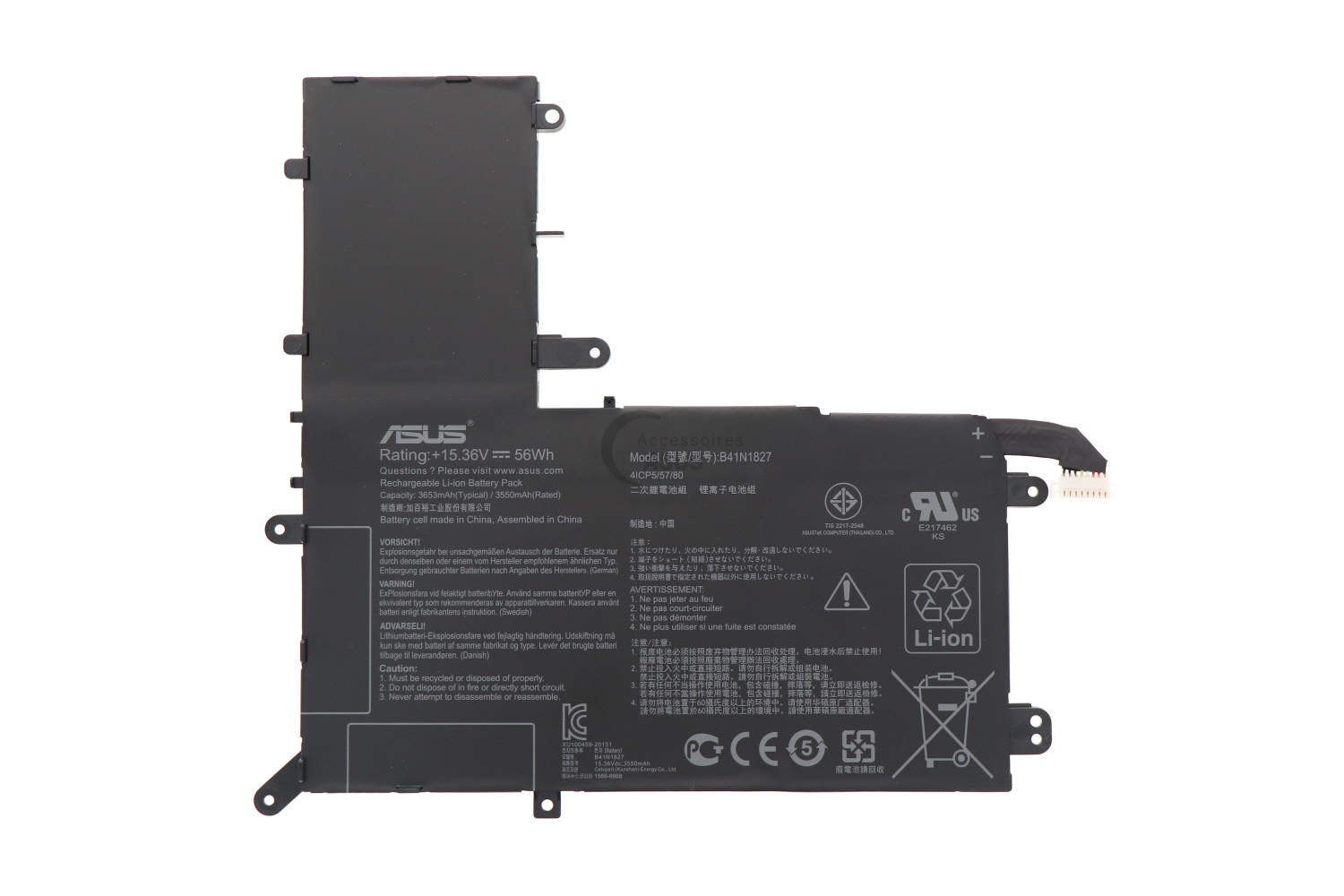 1-1-2.jpg ASUS B41N1827 - B41N1827 Original Laptop Notebook Battery - Image 1