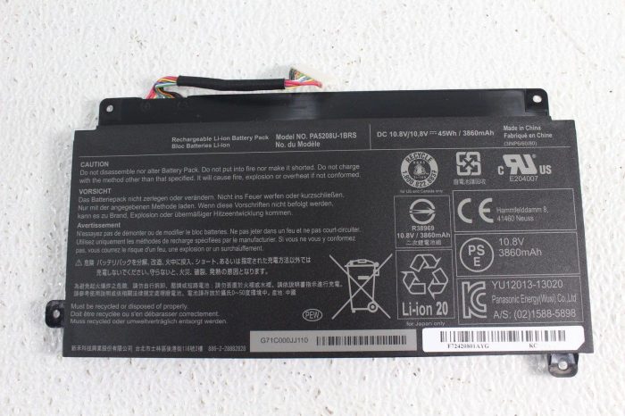 TOSHIBA Satellite RADIUS P55W-C5210-4K - PA5208U-1BRS Genuine Original Laptop Notebook Battery - Image 2