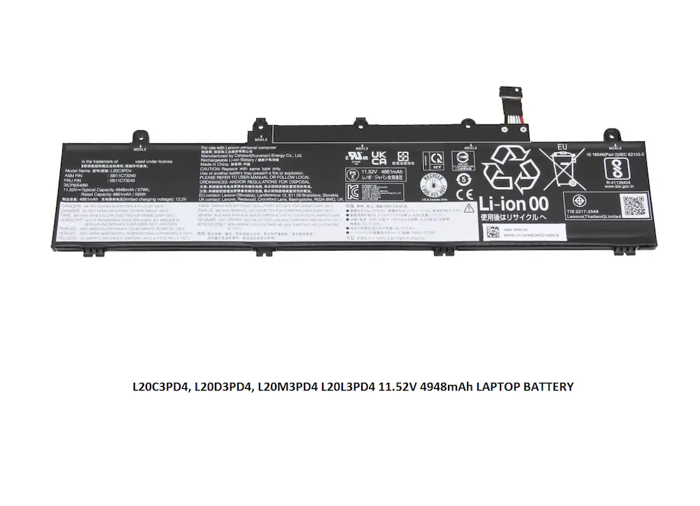 1-19.png LENOVO L20M3PD4 - L20M3PD4 Original Laptop Notebook Battery - Image 1