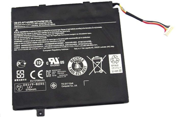 ACER  SWITCH 10 SW5-012 10.1 - AP14A8M Original Laptop Notebook Battery - Image 1