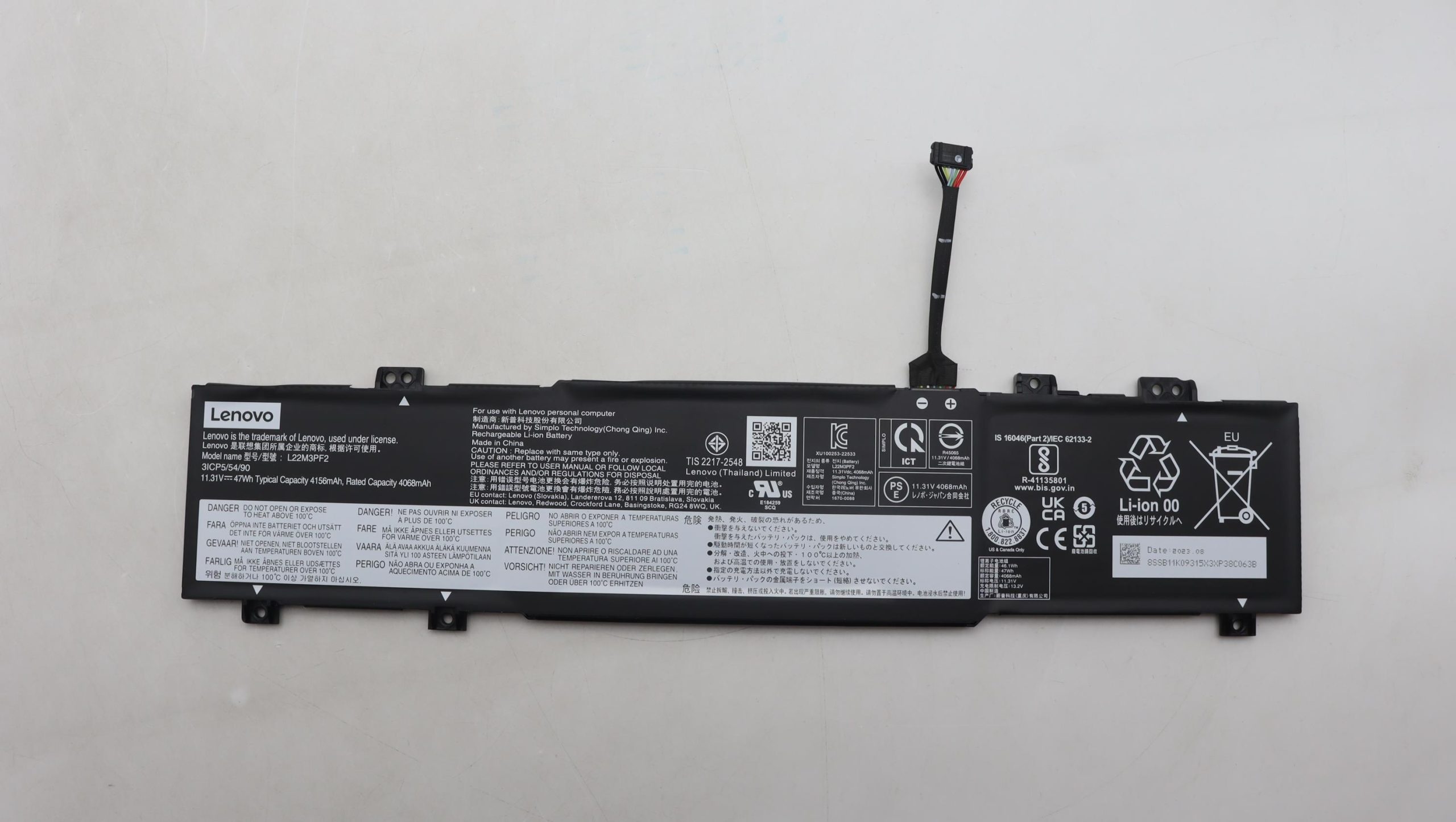 1-scaled-1.jpg LENOVO L22M3PF2 - L22M3PF2 Original Laptop Notebook Battery - Image 1