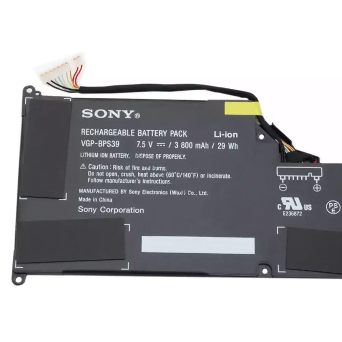 SONY AIO SVT1121H4EB  - VGP-BPS39 Original Laptop Notebook Battery - Image 3