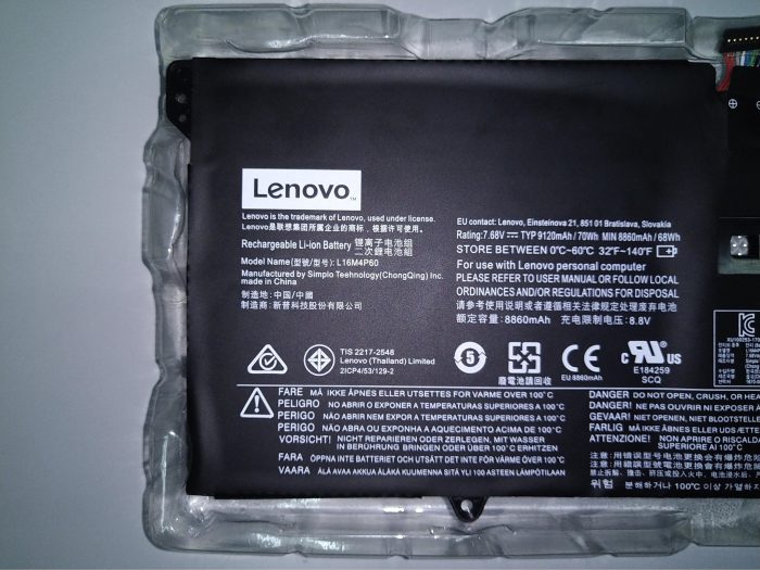 LENOVO Yoga 920-13IKB-80Y70012US - L16M4P60 Original Laptop Notebook Battery - Image 3
