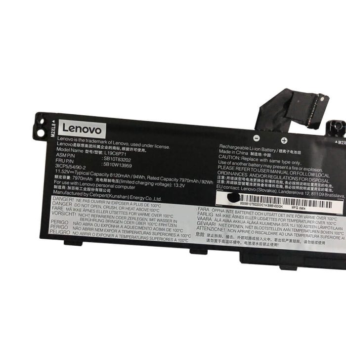 LENOVO 5B10W13958 - L19C6P71 Original Laptop Notebook Battery - Image 2