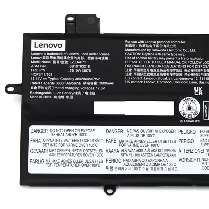LENOVO L20M4P71 - L20M4P71 Original Laptop Notebook Battery - Image 3