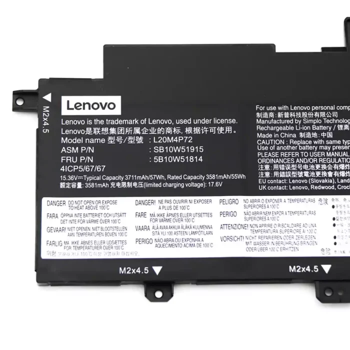 LENOVO L20C4P72 - L20C4P72 Original Laptop Notebook Battery - Image 3