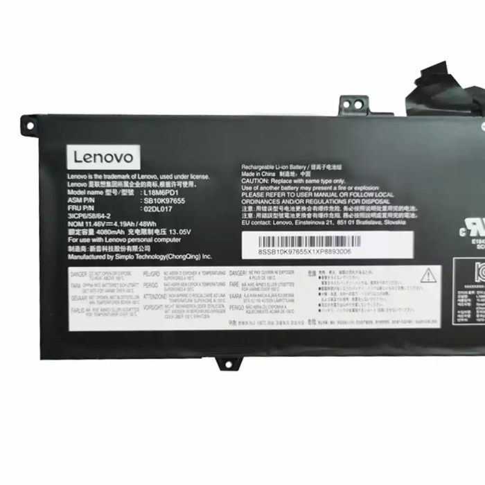 LENOVO L18M6PD1 - L18M6PD1 Original Laptop Notebook Battery - Image 3