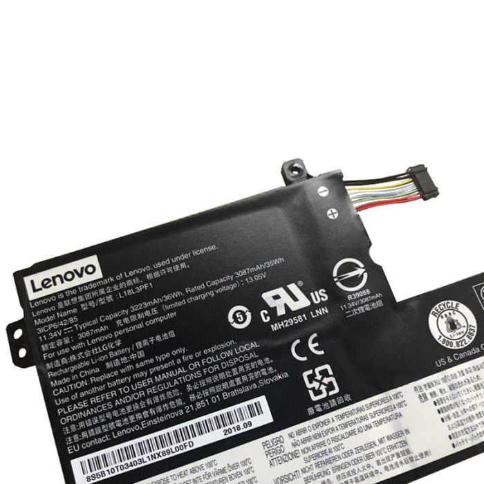 LENOVO IdeaPad L3-15IML05-81Y30007FR - L18L3PF1 Original Laptop Notebook Battery - Image 3
