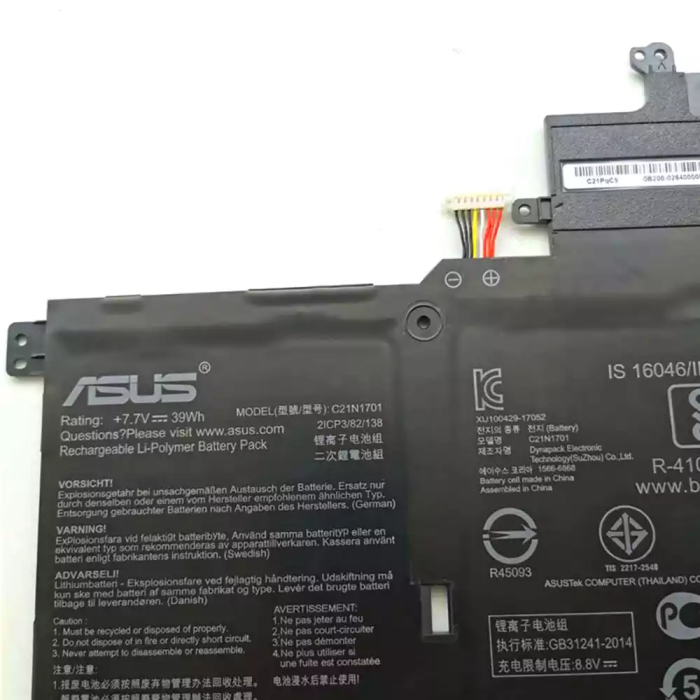 ASUS C21N1627 - C21N1627 Original Laptop Notebook Battery - Image 3