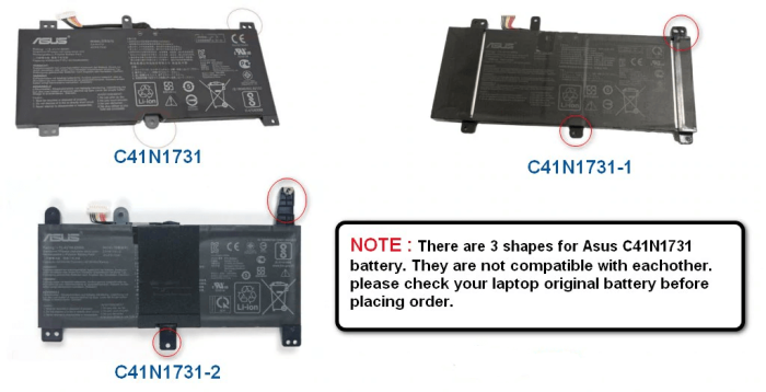 ASUS ?ROG Strix G531GU-AL061T - C41N1731 Original Laptop Notebook Battery - Image 3