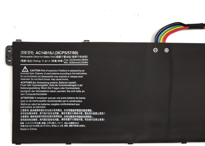ACER Aspire ES1-131-C8JS - AC14B18J Original Laptop Notebook Battery - Image 4