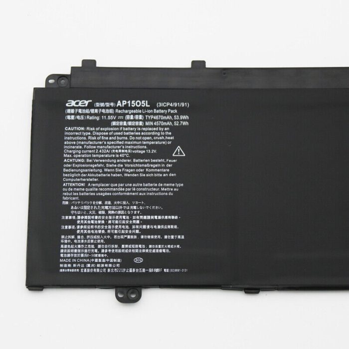 ACER Predator TRITON 700 PT715-51-74X8 - AP1505L Original Laptop Notebook Battery - Image 2